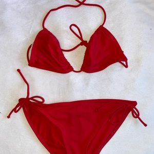 Red bikini